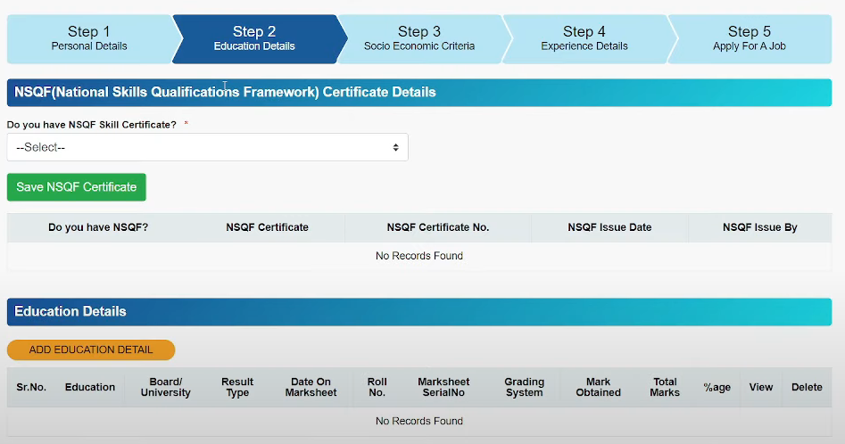  HKRN One Time Registration Online Form