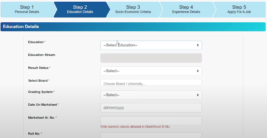  HKRN One Time Registration Online Form